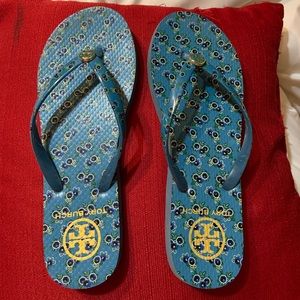 Tory Burch flip flops worn only a couple times